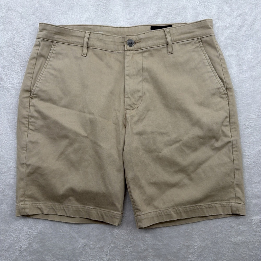 AG Adriano Goldschmied Men's Wanderer Chino Shorts tan size 33